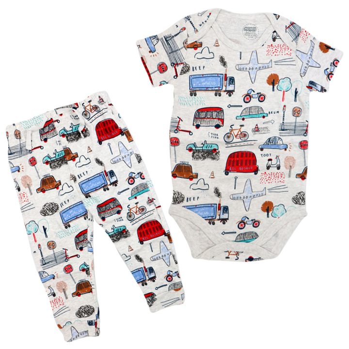 شلوار بند دار پسرانه mamas & papas طرح Airplane - تصویر 3