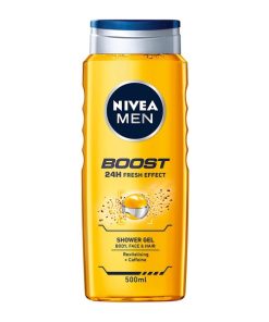 شامپو سر و بدن مردانه نیوا Nivea مدل BOOST حجم 500 میل