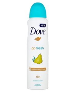 اسپری ضد تعریق زنانه DOVE مدل go fresh با رایحه گلابی و آلوورا حجم 250 میل