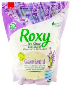 پودر صابون بنفش رکسی (Roxy) مخصوص ماشین وزن ۸۰۰ گرم