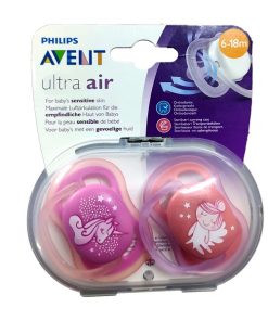 پستانک Ultra air فیلیپس اونت (Philips Avent) ارتودنسی طرح فرشته 6 تا 18 ماه