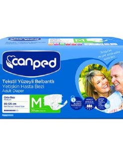 پوشک چسبی بزرگسال جان پد canped سایز M بسته  30 عددی