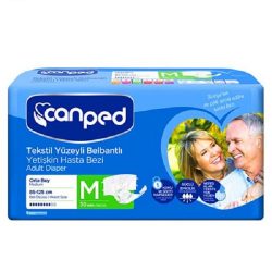 پوشک چسبی بزرگسال جان پد canped سایز M بسته  30 عددی