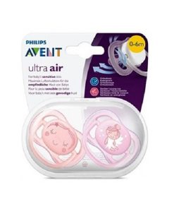 پستانک ارتودنسی فیلیپس اونت مدل Ultra air طرح فرشته 0 تا 6 ماه