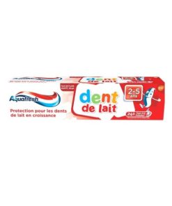 خمیردندان کودک 2 _ 5 سال آکوافرش « Aquafresh » مدل Dent de Lait حجم 50 میل