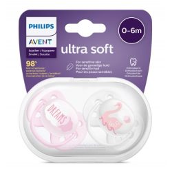 پستانک ارتودنسی فیلیپس اونت (Philips Avent) مدل Ultra Soft طرح قو 0 تا 6 ماه