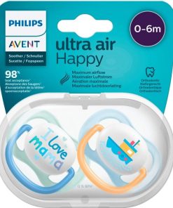 پستانک ارتودنسی فیلیپس اونت (Philips Avent) مدل Ultra air طرح کشتی