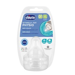 سر شیشه چیکو (chicco) ANTI_COLIC بسته 2 عددی +0 ماه