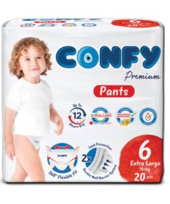 پوشک شورتی کانفی (Confy) سایز 6 بسته 20 عددی