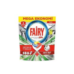 قرص ماشین ظرفشویی فیری FAIRY مدل PLATINUM PLUS بسته 75 عددی
