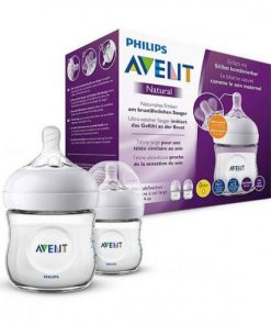 شیشه شیر دو عددی نچرال فیلیپس اونت PHILIPS AVENT حجم 125 میل