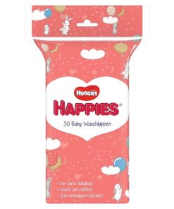 دستمال پنبه ای هاگیز Huggies بسته 30 عددی