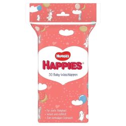 دستمال پنبه ای هاگیز Huggies بسته 30 عددی