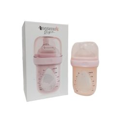 شیشه شیر 150 میل صورتی SILBOTTLE جدید بیبی سیل Babisil کد 5519