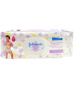 دستمال مرطوب کودک درب دار جانسون Johnsons بسته 48 عدی