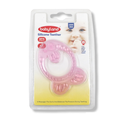 دندان گیر سیلیکونی بی بی لند  Baby land کد 246 طرح ماهی