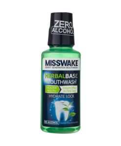 دهانشویه misswake مدل Herbalbase حجم 400ml