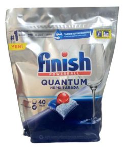 قرص ماشین ظرفشویی فینیش finish مدل QUANTUM بسته 40 عددی