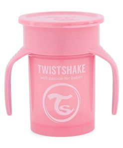 لیوان آبمیوه خوری 360 درجه تویست شیک Twistshake صورتی