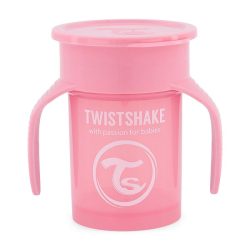 لیوان آبمیوه خوری 360 درجه تویست شیک Twistshake صورتی