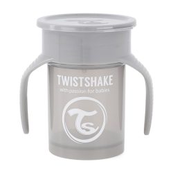 لیوان آبمیوه خوری 360 درجه تویست شیک Twistshake طوسی