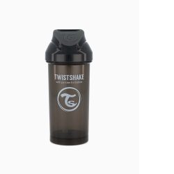 لیوان آبمیوه خوری نی دار تویست شیک TWISTSHAKE مشکی 360 میل