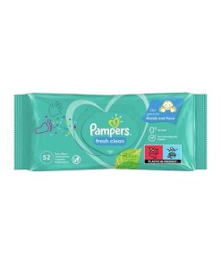 دستمال مرطوب پمپرز pampers بسته 52 عددی