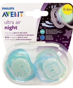 پستانک ارتودنسی شبرنگ فیلیپس اونت (Philips Avent) سایز 0 تا 6 ماه