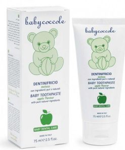 خمیردندان با طعم سیب بی بی کوکول Babycoccole حجم 75 میلی لیتر