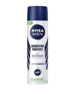 اسپری ضد تعریق بدن مردانه نیوا nivea مدل sensitive protect حجم 150 میلی لیتر