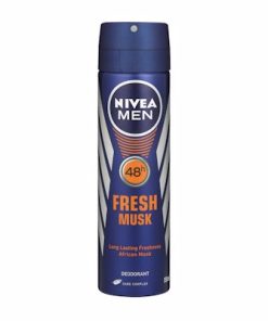 اسپری ضد تعریق بدن مردانه نیوا nivea مدل fresh musk حجم 150 میلی لیتر