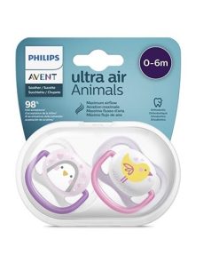 پستانک ارتودنسی فیلیپس اونت (Philips Avent) مدل Ultra Soft طرح جوجه 0 تا 6 ماه