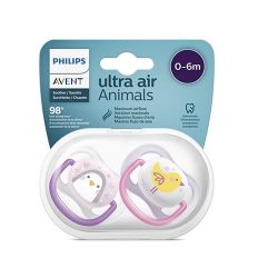 پستانک ارتودنسی فیلیپس اونت (Philips Avent) مدل Ultra Soft طرح جوجه 0 تا 6 ماه