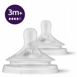 سر شیشه جدید نچرال جریان آهسته فیلیپس اونت (Philips Avent) +3 ماه (4 قطره)