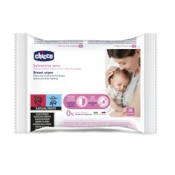 دستمال مرطوب سینه مادر چیکو chicco بسته 16 عددی