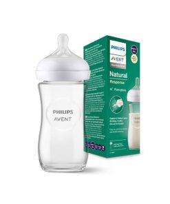 شیشه شیر نچرال پیرکس فیلیپس اونت PHILIPS AVENT سری Response حجم ۲۴۰ میل ( نسل جدید )