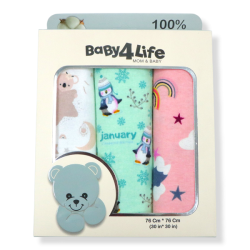 دستمال خشک کن بیبی فور لایف baby for life بسته 3 عددی