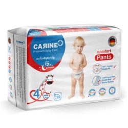 پوشک شورتی کارین Carine سایز 4 بسته 32 عددی