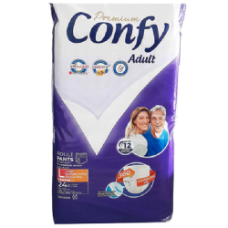 پوشک شورتی بزرگسال کانفی confy سایز L بسته 24 عددی