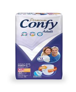 پوشک شورتی بزرگسال کانفی confy سایز xl بسته 22 عددی