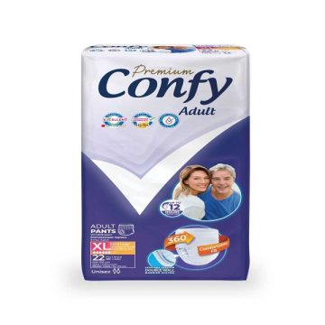 پوشک شورتی بزرگسال کانفی confy سایز xl بسته 22 عددی