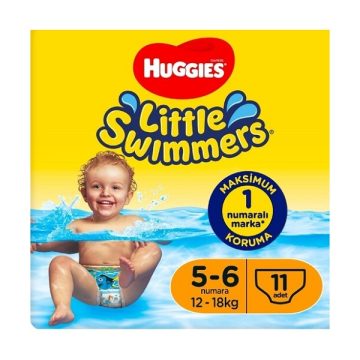 پوشک استخری هاگیز سایز 5 و 6 بسته 11 عددی