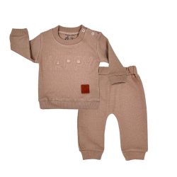 ست بلوز و شلوار بیسکوئیتی بیبی دی baby day نسکافه ای