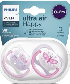 پستانک ارتودنسی فیلیپس اونت (Philips Avent) مدل Ultra air طرح پروانه