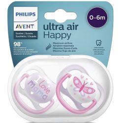 پستانک ارتودنسی فیلیپس اونت (Philips Avent) مدل Ultra air طرح پروانه