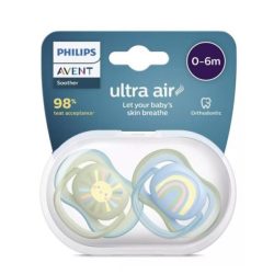 پستانک ارتودنسی فیلیپس اونت (Philips Avent) مدل Ultra air طرح رنگین کمان