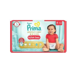 پوشک شورتی پریما سایز ۴ بسته 44 عددی