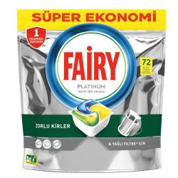 قرص ماشین ظرفشویی فیری (fairy) مدل پلاتینیوم بسته 72 عددی